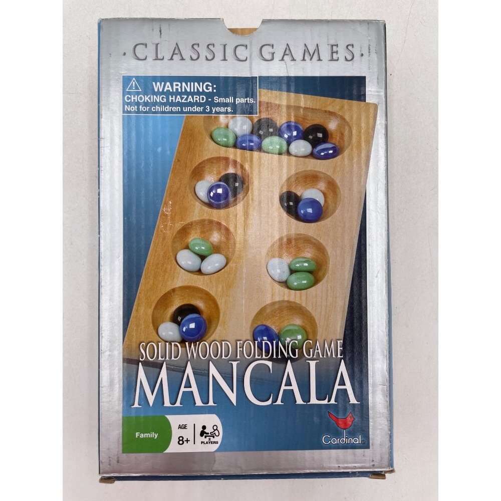 Solid Wood Folding Mancala Game By Cardinal  Strategy & Fun For Family Game Nigh